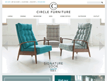 Tablet Screenshot of circlefurniture.com